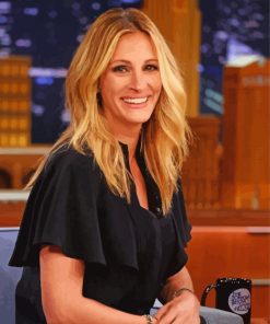 Julia Roberts In The Tonight Show Paint By Numbers