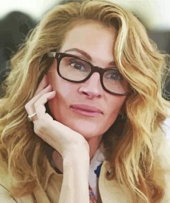 Julia Roberts With Glasses Paint By Numbers