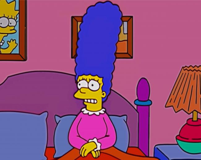 Marge Simpson Paint By Numbers