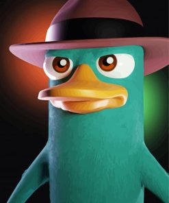 Perry The Platypus Paint By Numbers