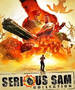 Serious Sam Video Game Poster Paint By Numbers