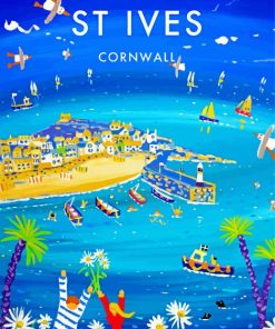 St Ives Bay PosterPaint By Numbers