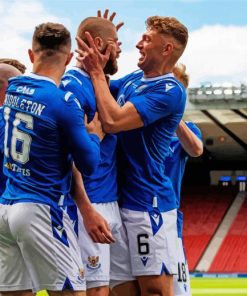 St Johnstone Football Team Paint By Numbers