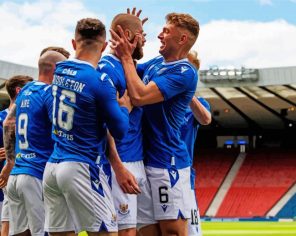 St Johnstone Football Team Paint By Numbers