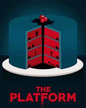 The Platform Movie Illustration Paint By Numbers