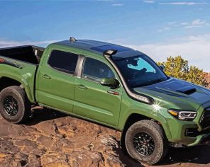 The Toyota Tacoma Truck Paint By Numbers