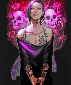 Uta And Skulls Paint By Numbers