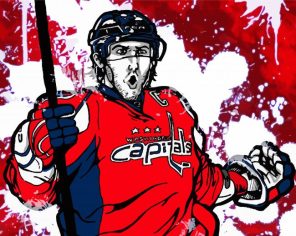 Washington Capitals Alex Ovechk Player Paint By Numbers