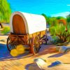 Westen Wagon Art Paint By Numbers