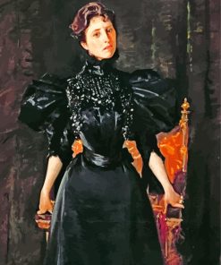William Chase Lady In Black Paint By Number