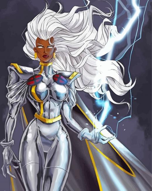 Aesthetic Storm Marvel Paint By Numbers
