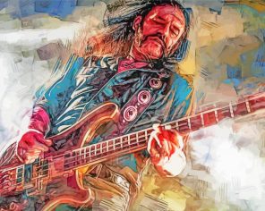 Bass Player Man Paint By Number