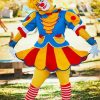 Colorful Female Clown Paint By Number