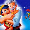Geppetto And Pinoccho Characters Paint By Numbers