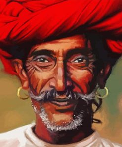 Indian Man Paint By Numbers