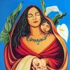 Mexican Mother And Child Paint By Numbers