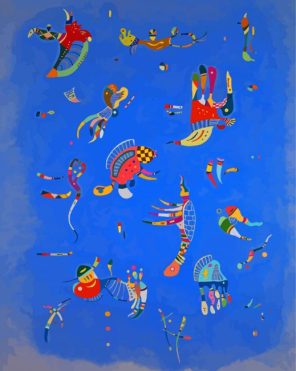 Sky Blue By Vassily Kandinsky Paint By Numbers