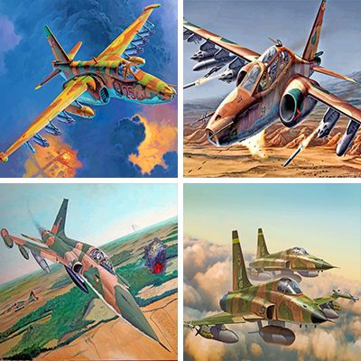 Aircrafts Painting By Numebrs