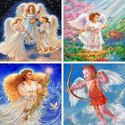 Angels Painting By Numbers