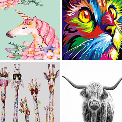 Animals Painting By Numbers
