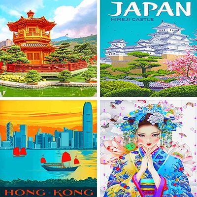 Asia Painting By Numbers