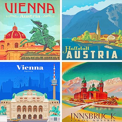 Austria Painting By Numbers