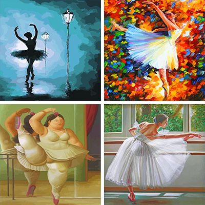 Ballet Painting By Numbers