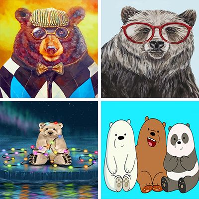 Bears Painting By Numbers
