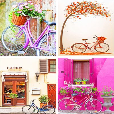 Bicycles Painting By Numbers