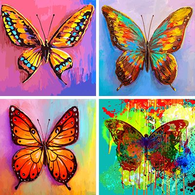 Butterfly Painting By Numbers