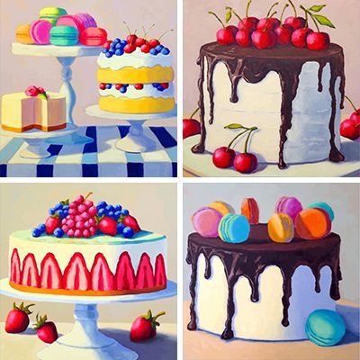 Cakes Painting By Numbers
