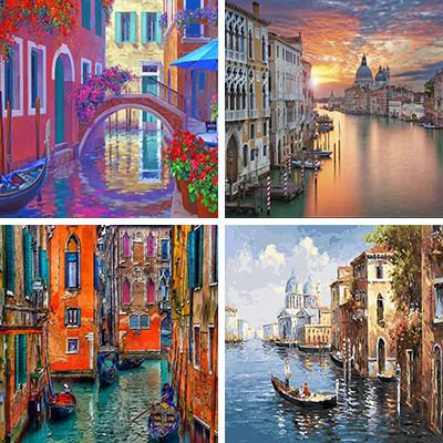 Canals Painting By Numbers