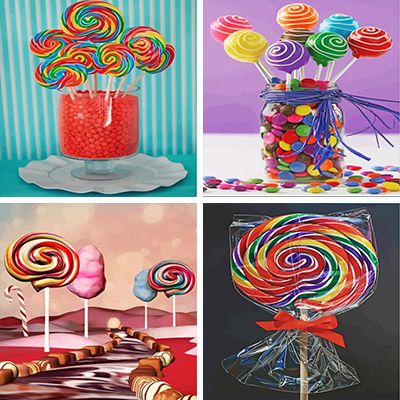 Candies Painting By Numbers