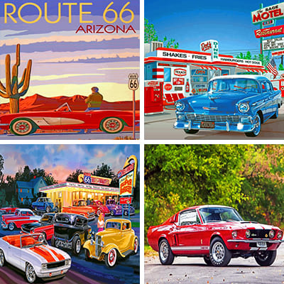 Cars Painting By Numbers