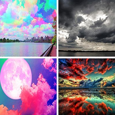 Clouds Painting By Numbers