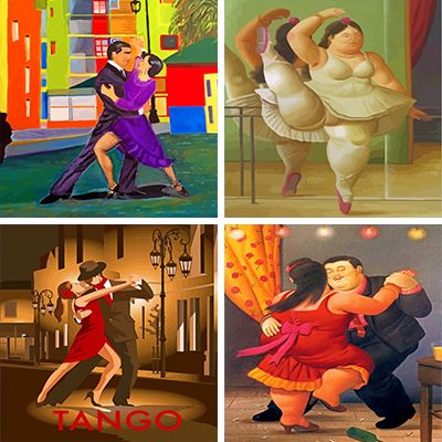 Dancing Painting By Numbers