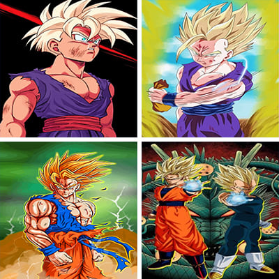 Dragon Ball Z Painting By Numbers