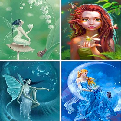 Fairy Painting By Numbers
