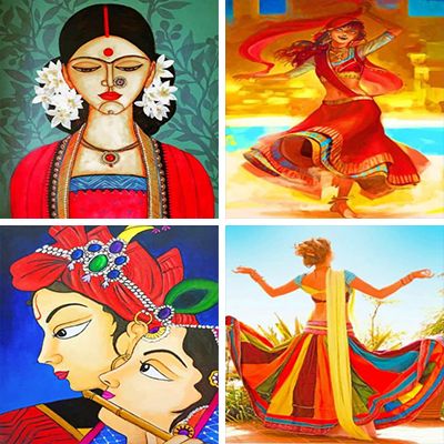 Indians Painting By Numbers