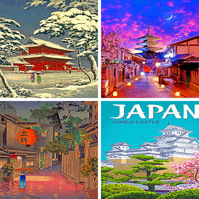 Japan Painting By Numbers