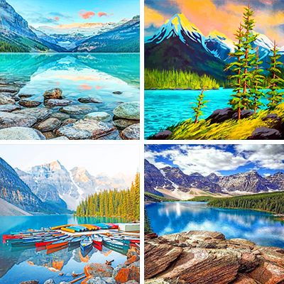  Lakes Painting By Numbers