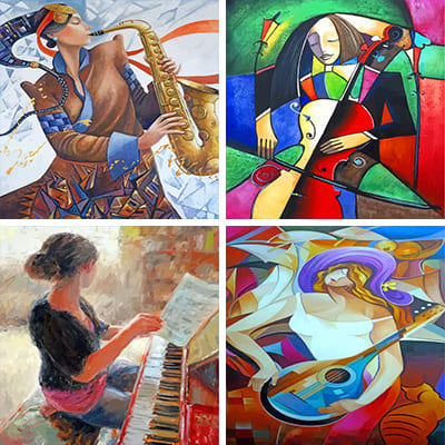 Musicians Painting By Numbers