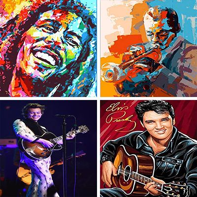 Musician Painting By Numbers