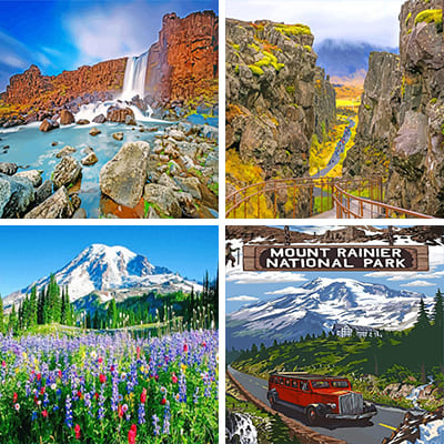 Nationa Parks Painting By Numbers