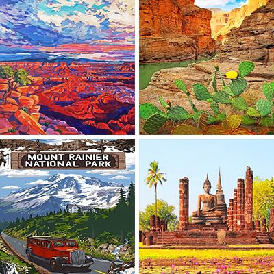 Parks Painting By Numbers