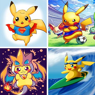 Pikachu Painting By Numbers