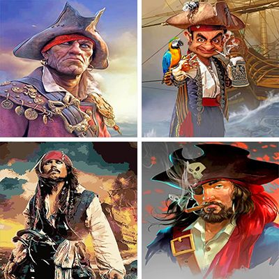 Pirates Painting By Numbers