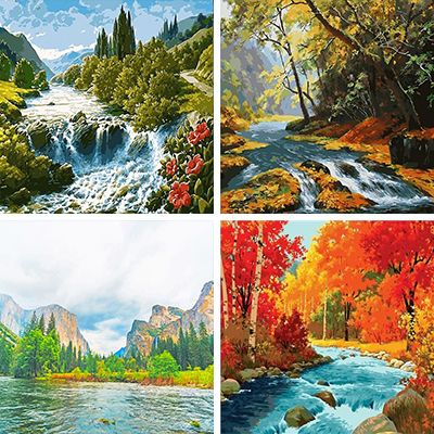 River Painting By Numbers