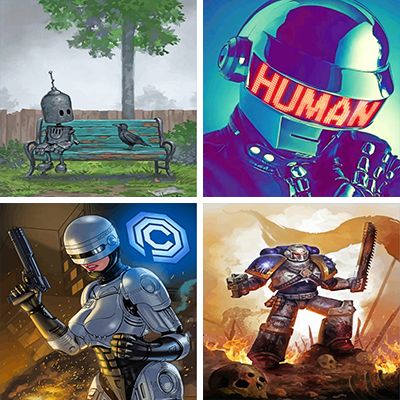 Robots Painting By Numebrs