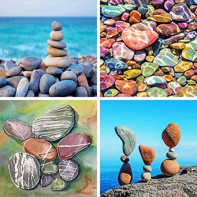 Rocks Painting By Numbers